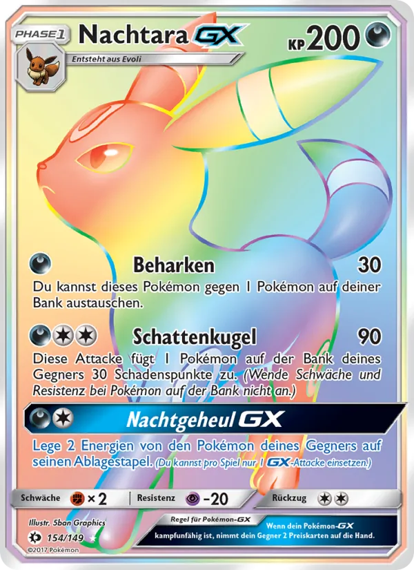 Nachtara GX, Sonne & Mond 154