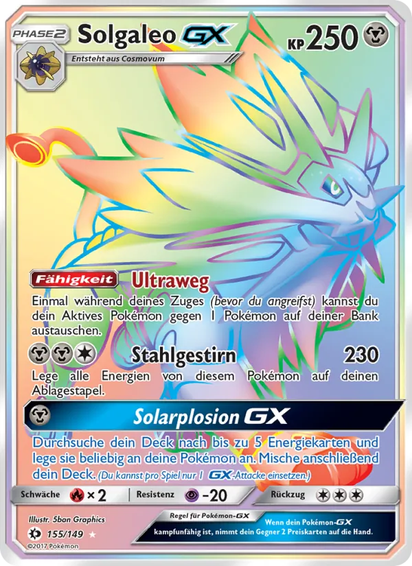 Solgaleo GX, Sonne & Mond 155