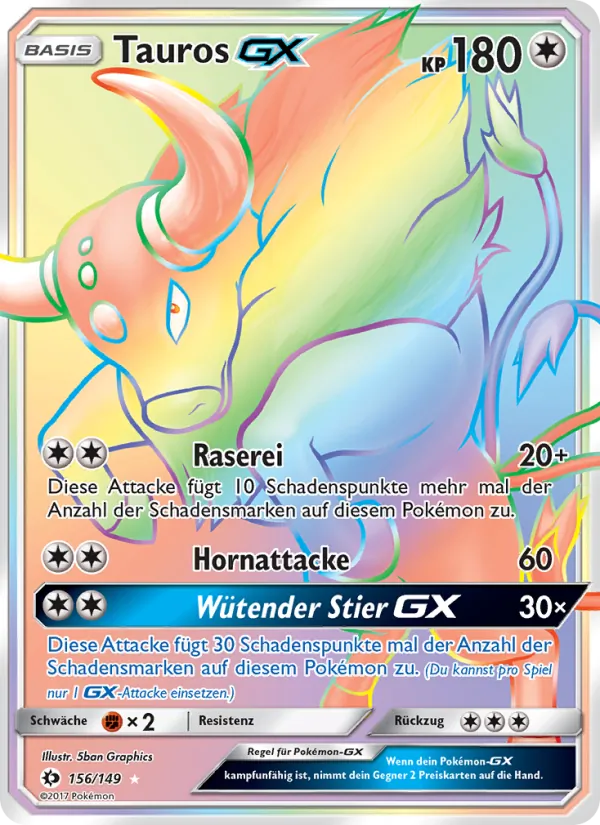 Tauros GX, Sonne & Mond 156