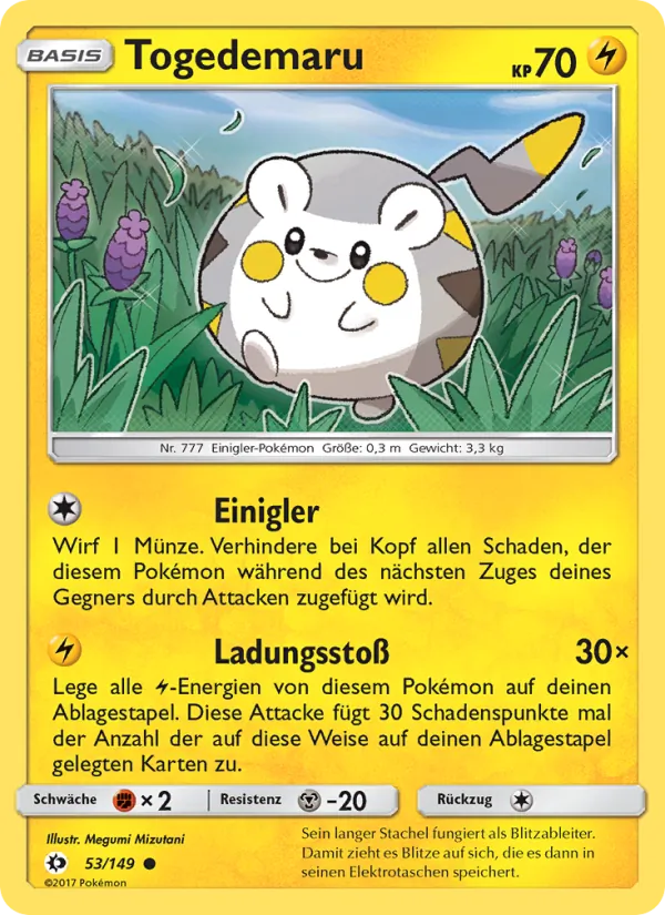 Togedemaru, Sonne & Mond 53