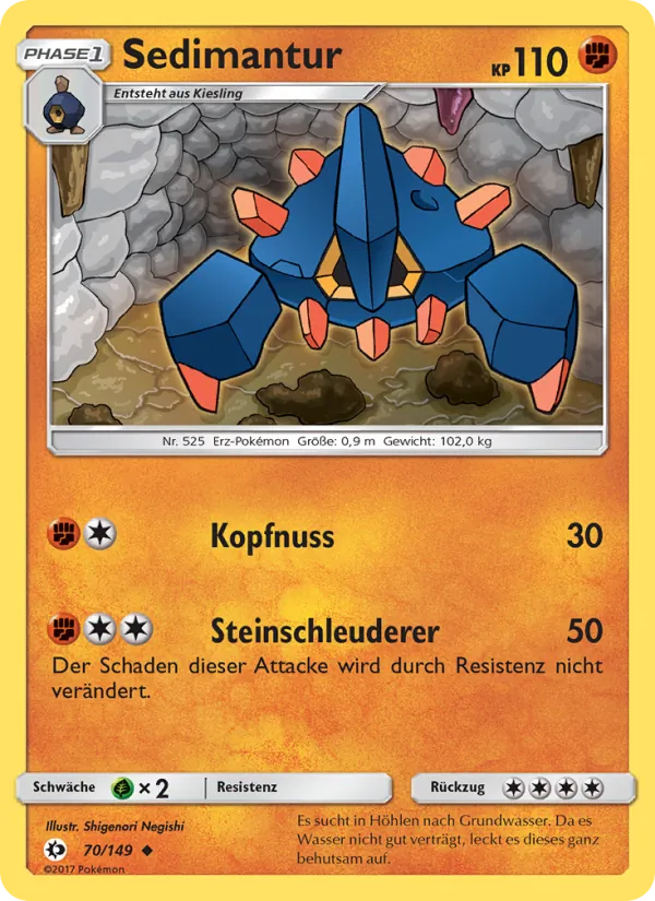 Sedimantur, Sonne & Mond 70