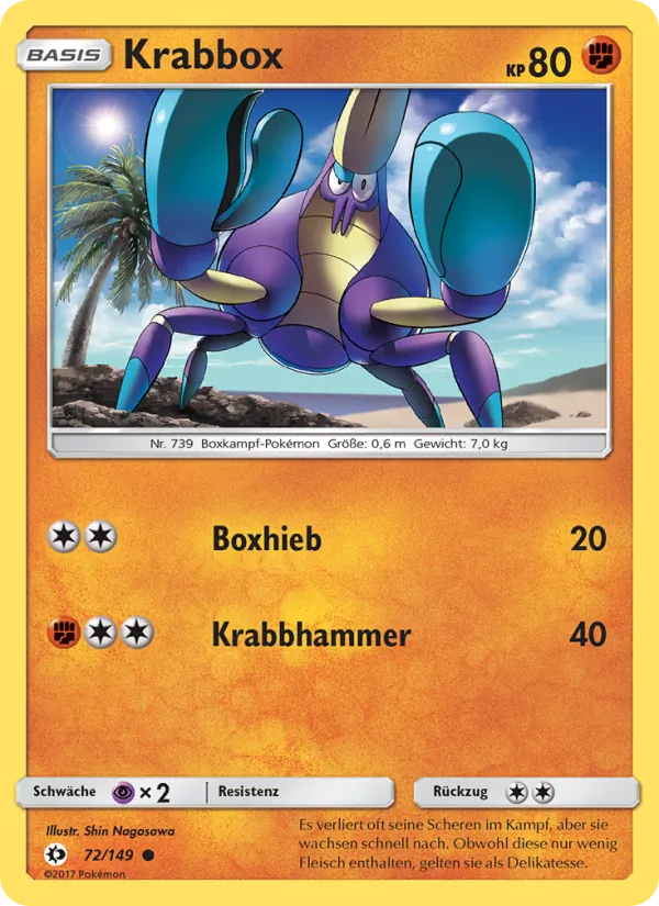 Krabbox, Sonne & Mond 72