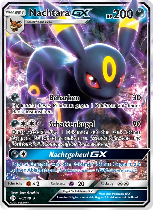 Nachtara GX, Sonne & Mond 80