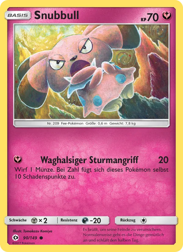 Snubbull, Sonne & Mond 90