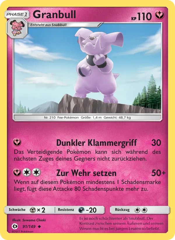 Granbull, Sonne & Mond 91