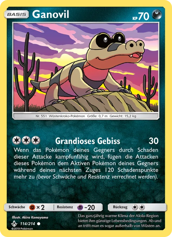 Ganovil, Kräfte im Einklang 114