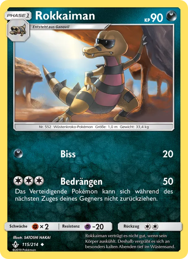 Rokkaiman, Kräfte im Einklang 115