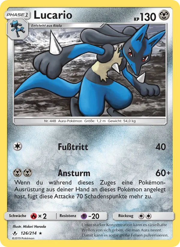 Lucario, Kräfte im Einklang 126