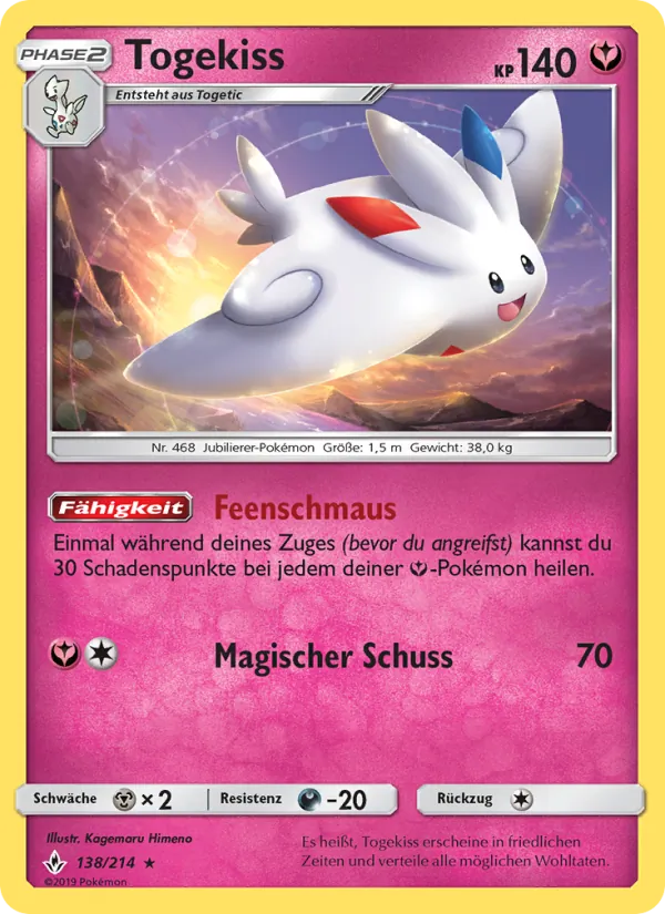 Togekiss, Kräfte im Einklang 138