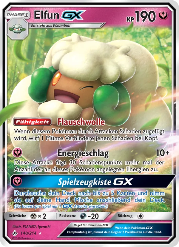 Elfun GX, Kräfte im Einklang 140
