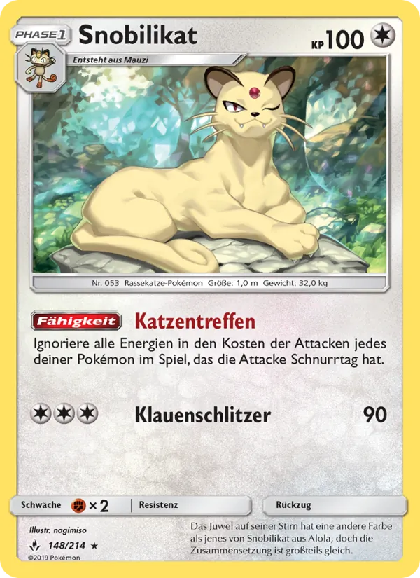 Snobilikat, Kräfte im Einklang 148