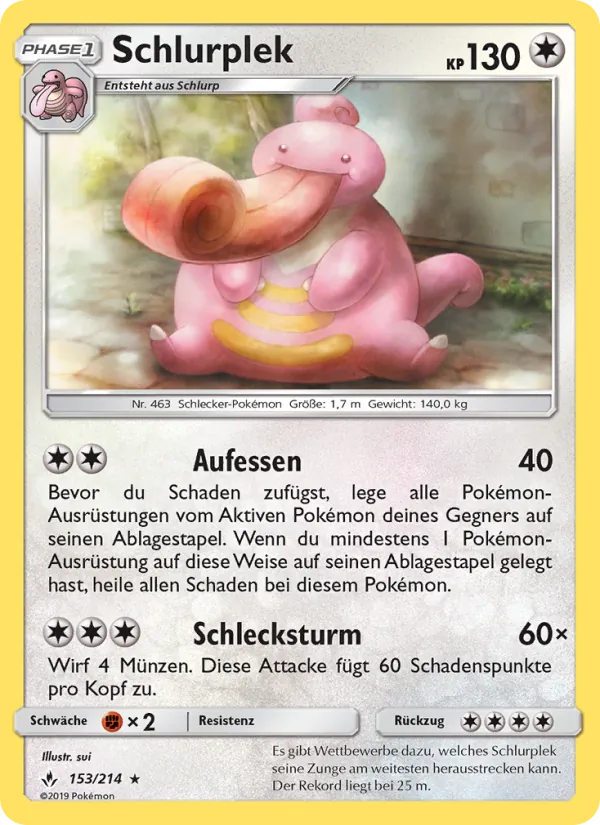 Schlurplek, Kräfte im Einklang 153