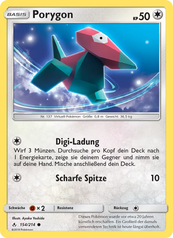 Porygon, Kräfte im Einklang 154
