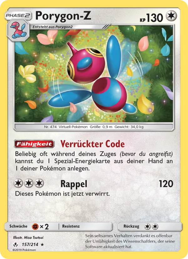 Porygon-Z, Kräfte im Einklang 157