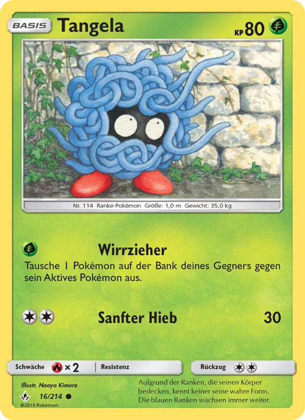 Tangela, Kräfte im Einklang 16