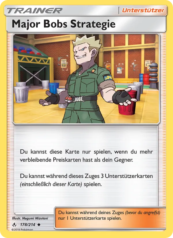 Major Bobs Strategie, Kräfte im Einklang 178