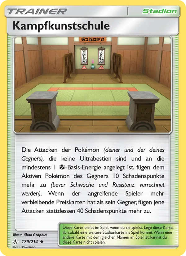 Kampfkunstschule, Kräfte im Einklang 179