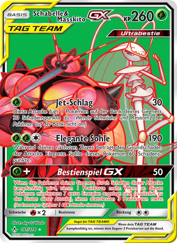 Schabelle & Masskito GX, Kräfte im Einklang 191