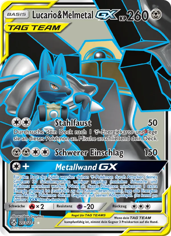 Lucario & Melmetal GX, Kräfte im Einklang 203