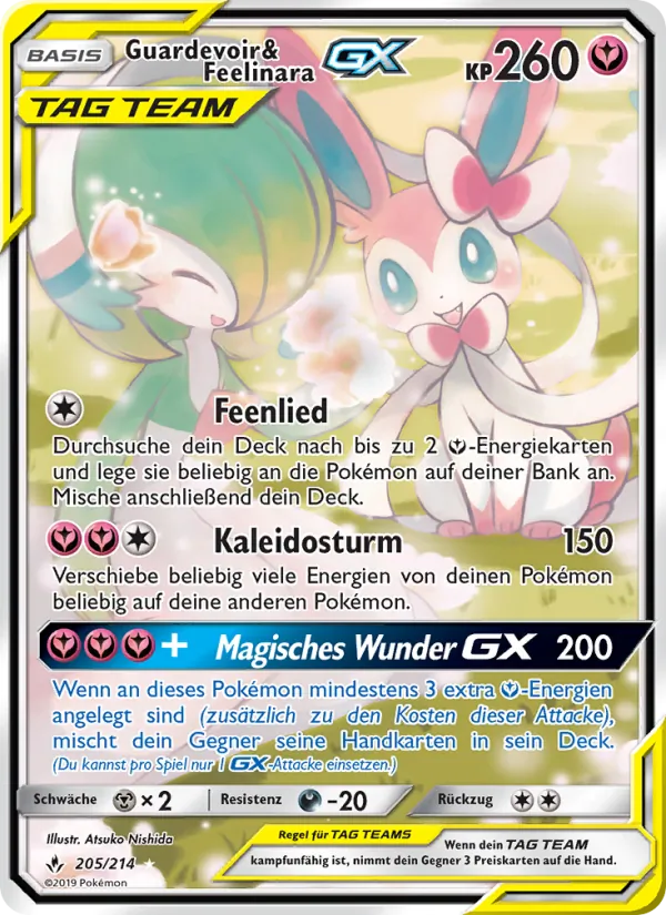 Guardevoir & Feelinara GX, Kräfte im Einklang 205