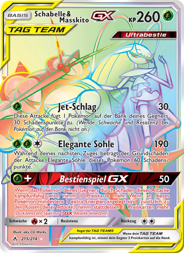 Schabelle & Masskito GX, Kräfte im Einklang 215