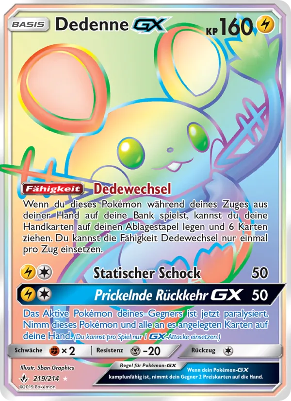 Dedenne GX, Kräfte im Einklang 219