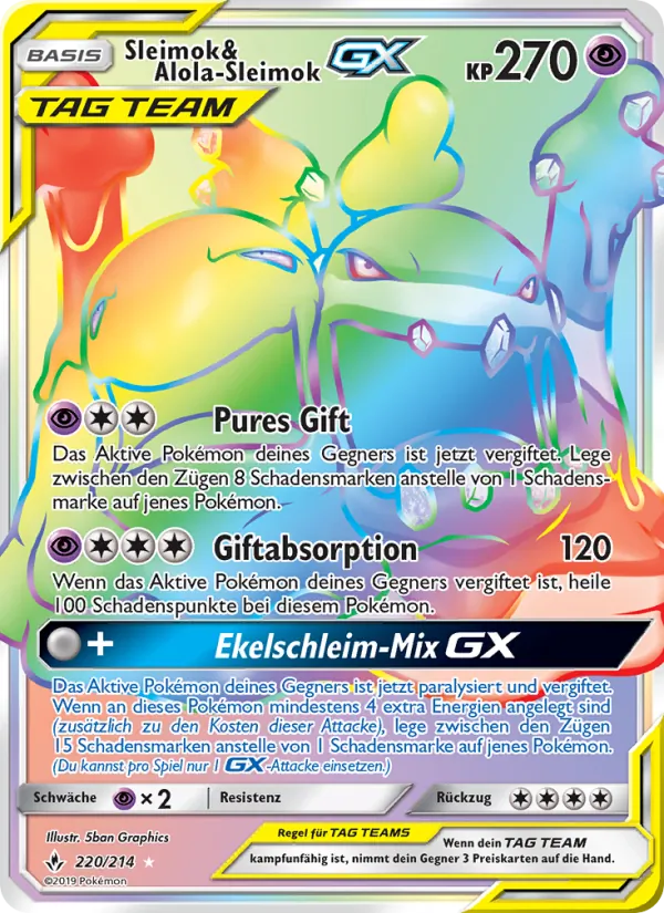 Sleimok & Alola-Sleimok GX, Kräfte im Einklang 220