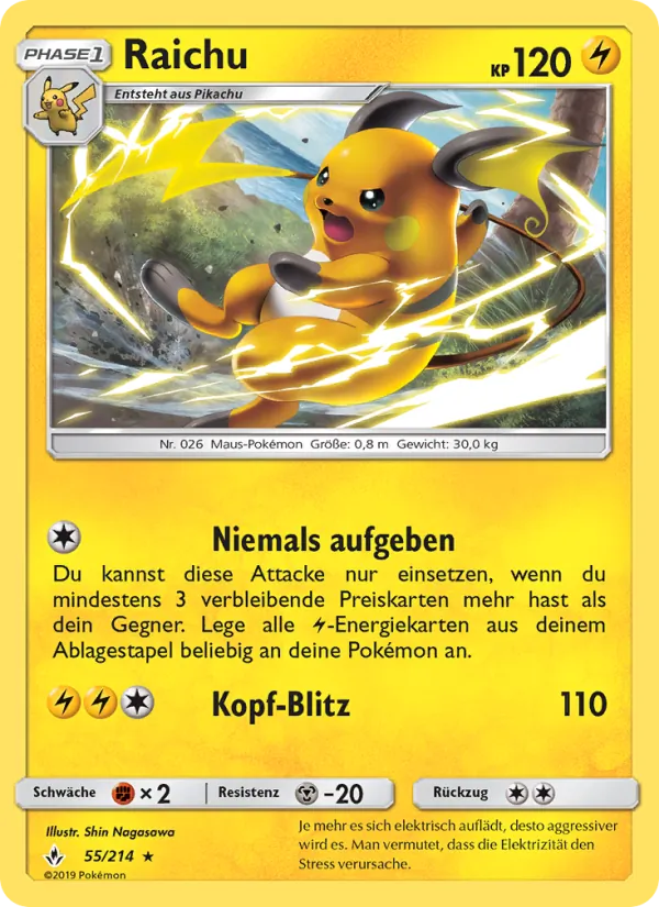 Raichu, Kräfte im Einklang 55