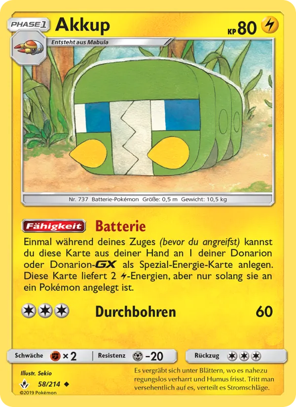 Akkup, Kräfte im Einklang 58