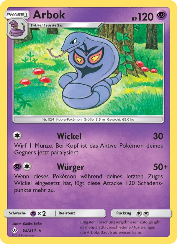 Arbok, Kräfte im Einklang 63