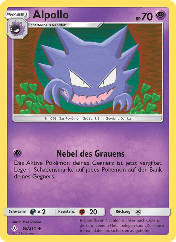Alpollo, Kräfte im Einklang 69