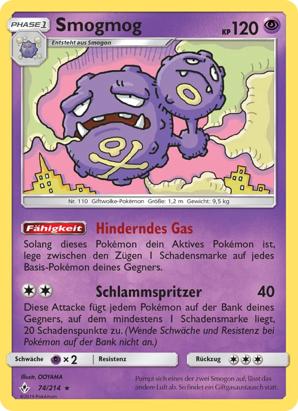 Smogmog, Kräfte im Einklang 74