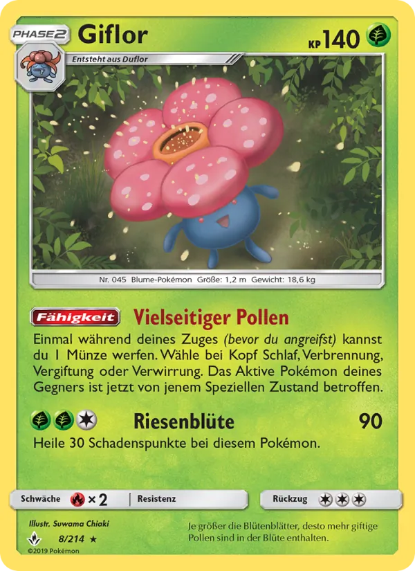 Giflor, Kräfte im Einklang 8