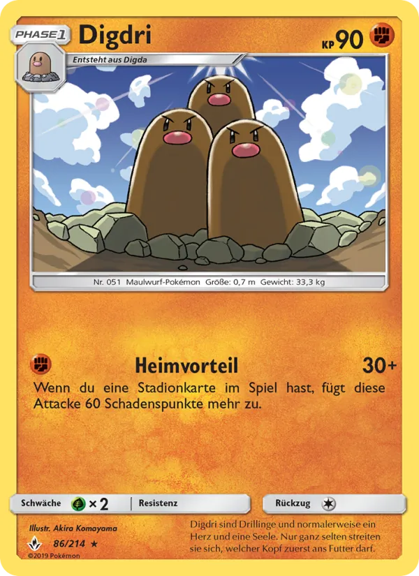 Digdri, Kräfte im Einklang 86