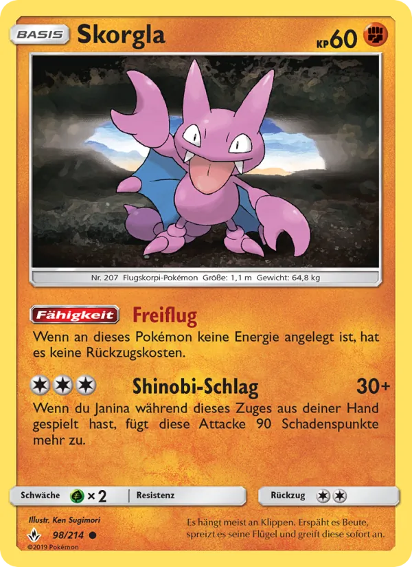 Skorgla, Kräfte im Einklang 98