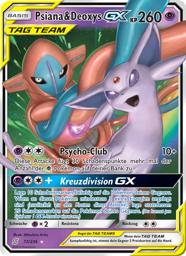 Psiana & Deoxys GX, Bund der Gleichgesinnten 72