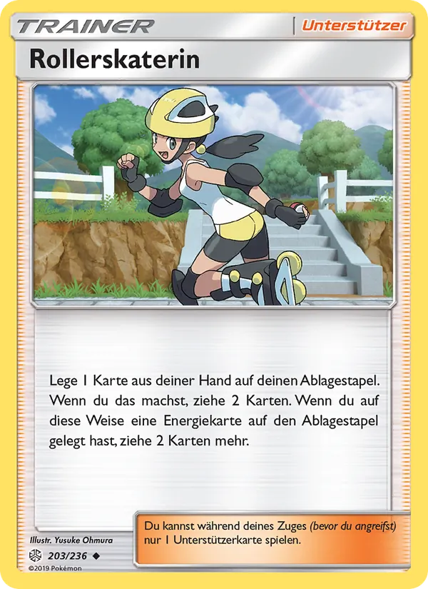 Rollerskaterin, Welten im Wandel 203
