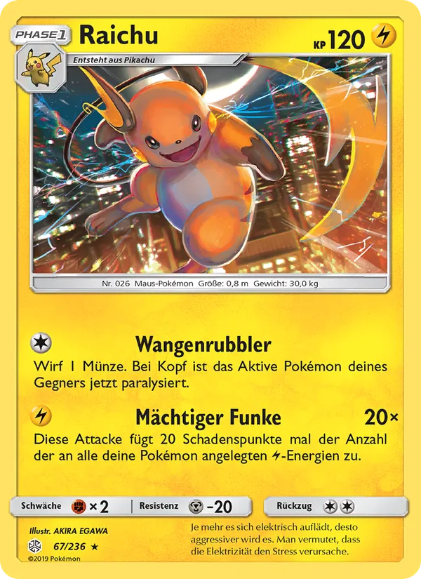 Raichu, Welten im Wandel 67