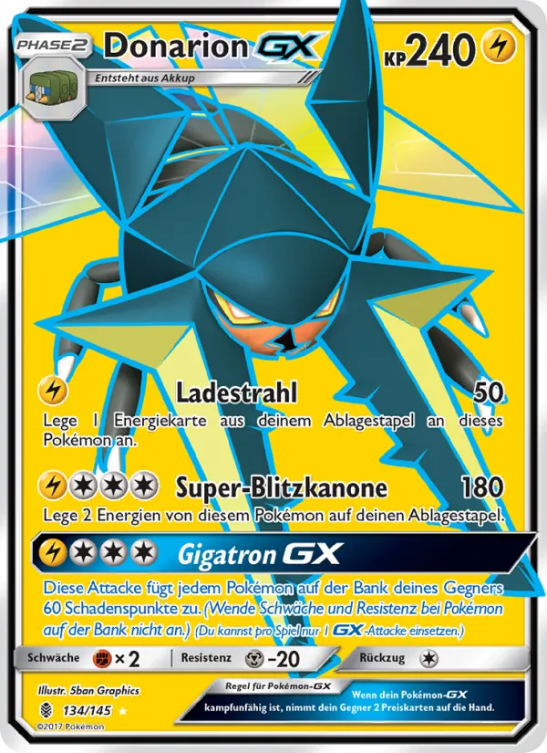 Donarion GX, Stunde der Wächter 134