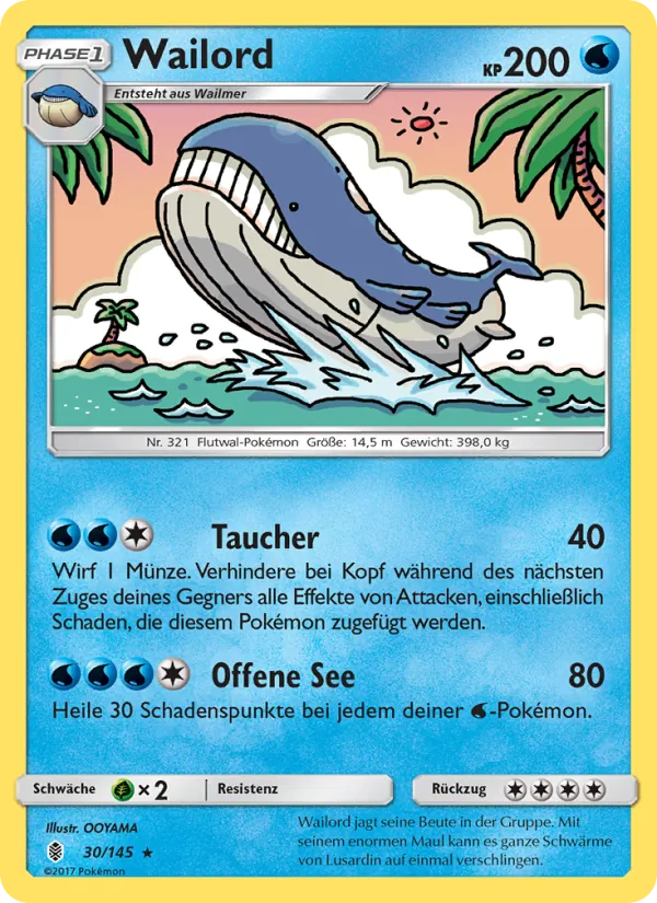 Wailord, Stunde der Wächter 30