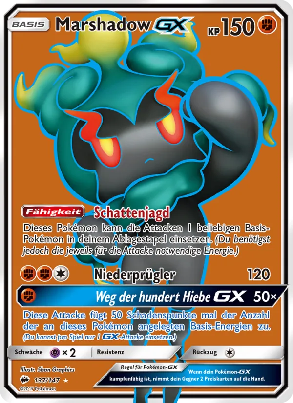 Marshadow GX, Nacht in Flammen 137