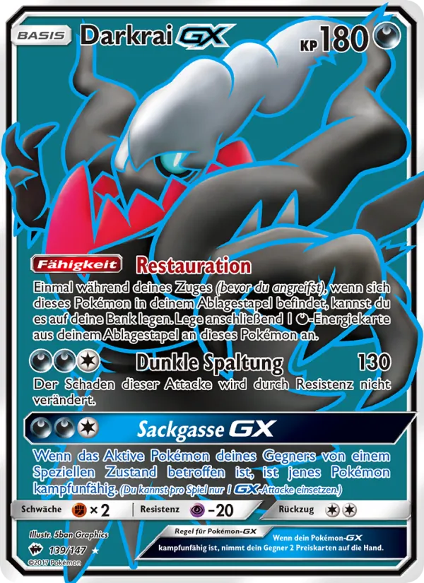 Darkrai GX, Nacht in Flammen 139