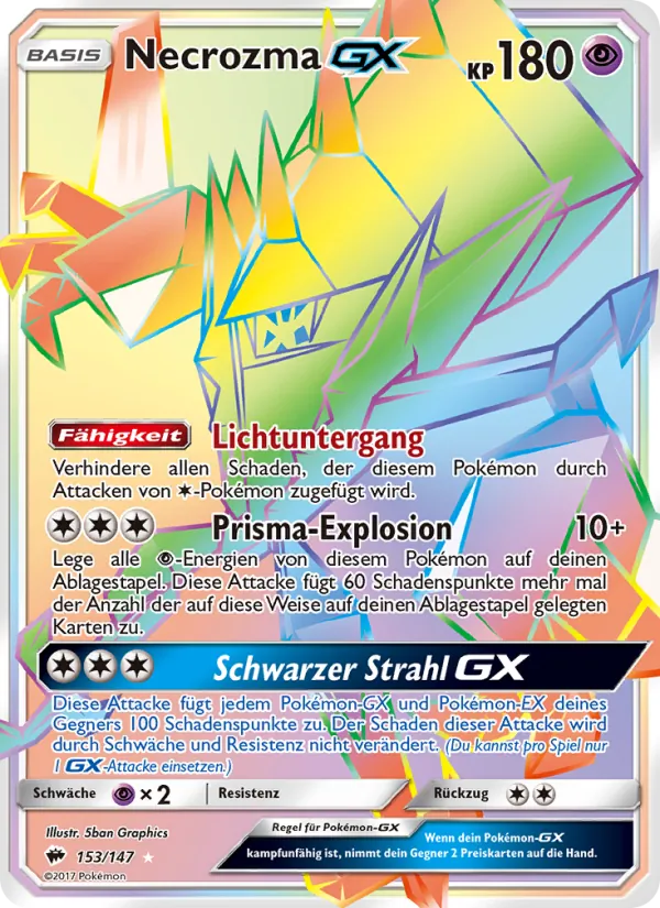 Necrozma GX, Nacht in Flammen 153