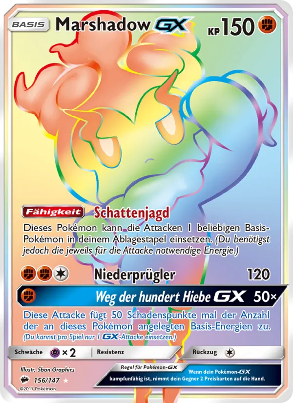 Marshadow GX, Nacht in Flammen 156