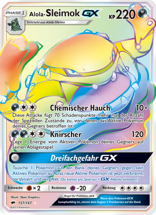 Alola-Sleimok GX, Nacht in Flammen 157