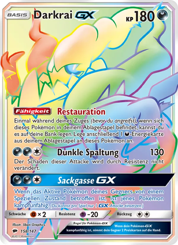 Darkrai GX, Nacht in Flammen 158