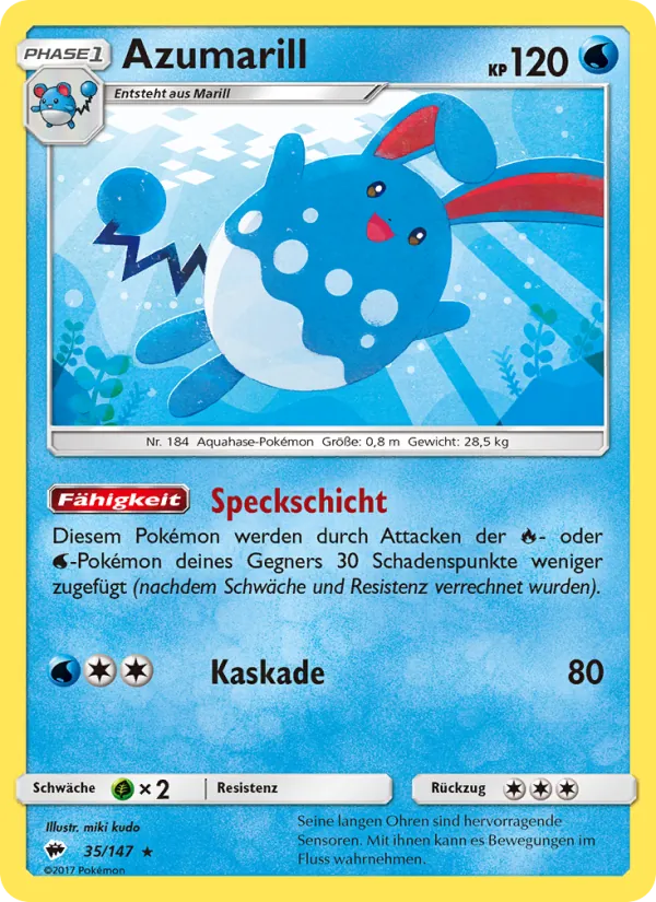 Azumarill, Nacht in Flammen 35