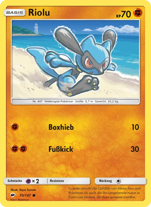 Riolu, Nacht in Flammen 70