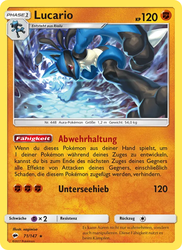 Lucario, Nacht in Flammen 71
