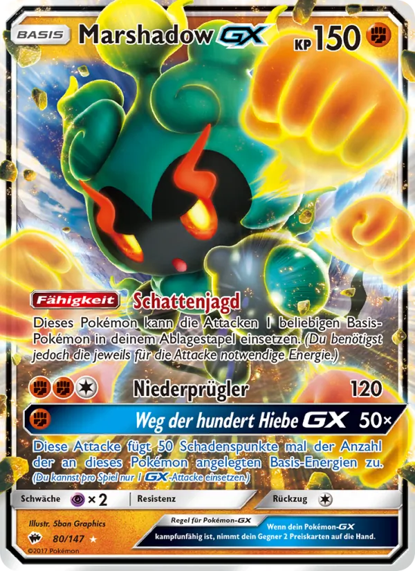 Marshadow GX, Nacht in Flammen 80